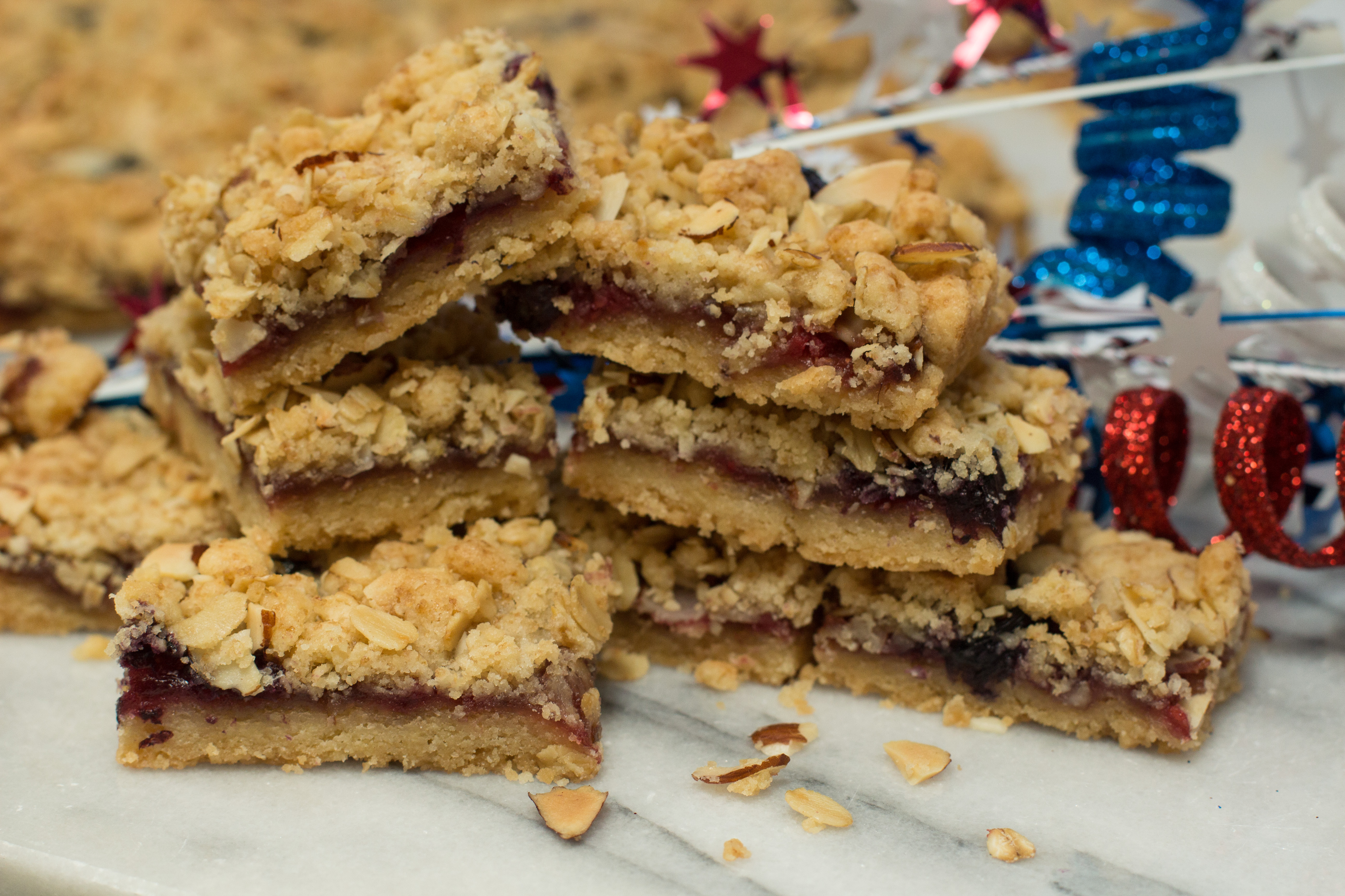 Patriotic Streusel Bars